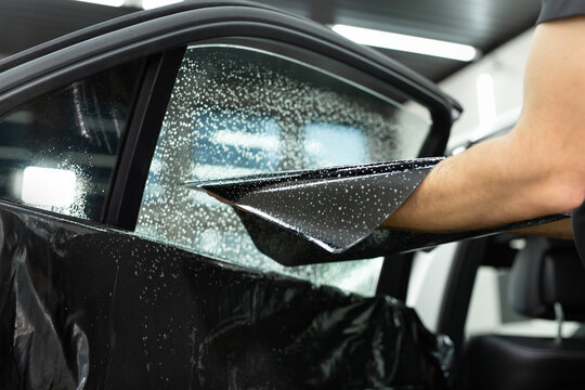 Professional window tinting service